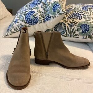 Frye Tan Ankle Boots